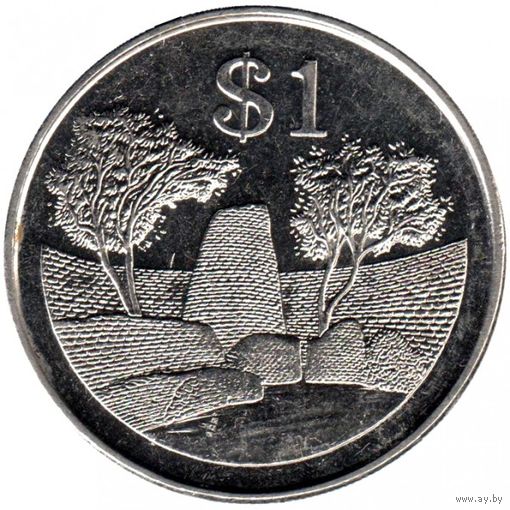 Зимбабве 1 доллар, 2002 UNC