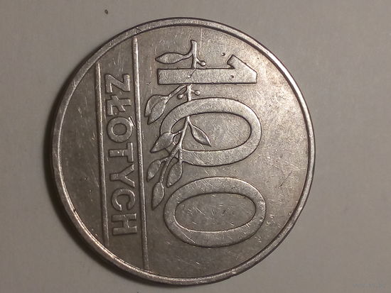 100 злотых Польша  1990 год