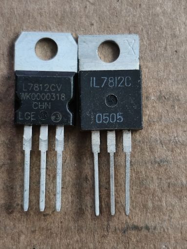 Микросхема IL7812 линейный стабилизатор напряжения +12В, 1.5А