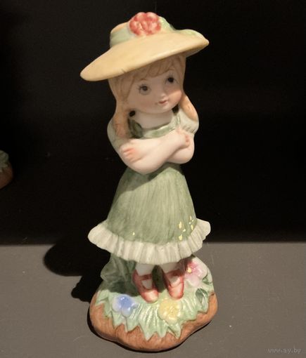 Статуэтка Девочка в шляпе С 1 рубля Англия