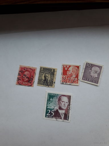 Марки Швеции Короли