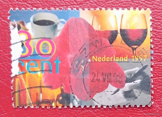 Нидерланды, 1997 г., поздравительная марка