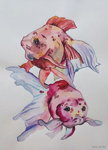 Картина "Золотые рыбки"