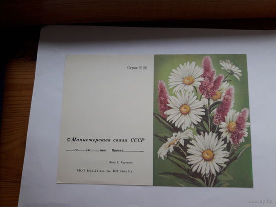 Телеграмма СССР серия Е 56 ТФОП