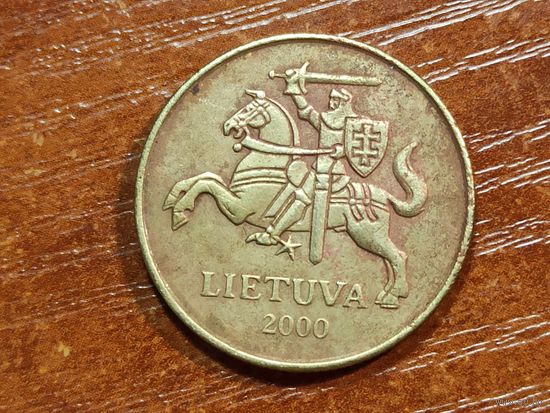 Литва 50 центов 2000