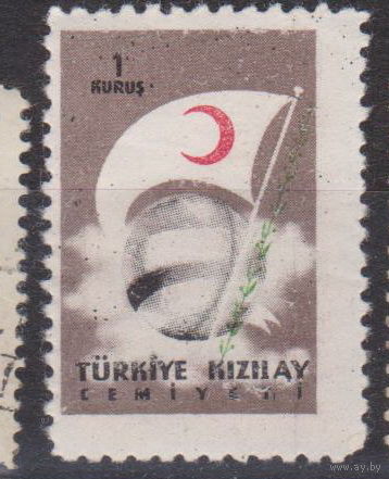 Красный крест Турция 1957 год лот 5 ЧИСТАЯ