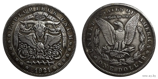 КОПИЯ 1 доллар 1921 Моргана