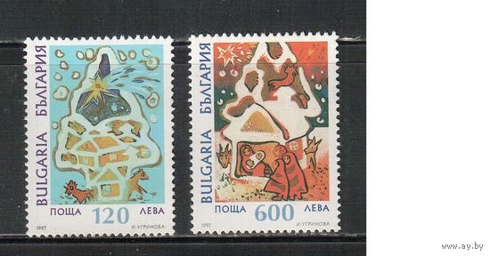 Болгария-1997, (Мих.4312-4313) , **  , Рождество (полная серия)