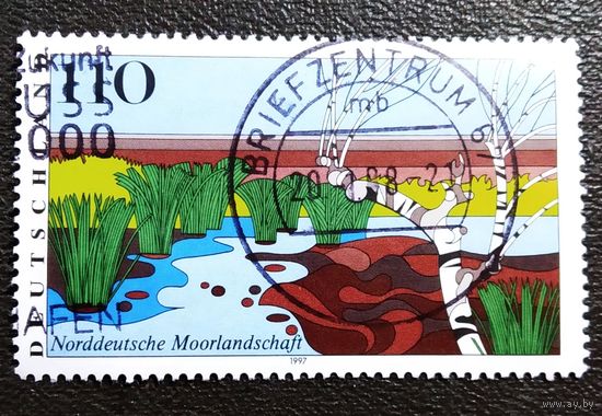 Марка Германия 1997 год Пейзаж