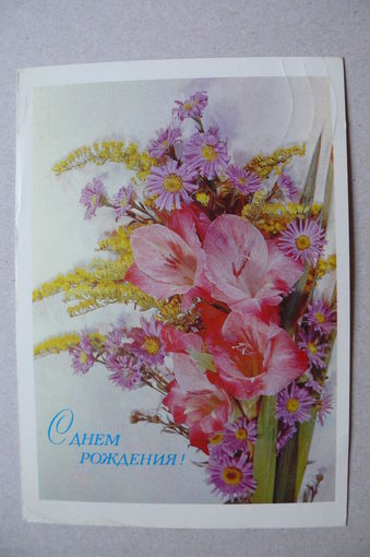 Дергилев И., С днем рождения; 1980, подписана.