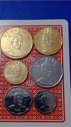 Эсватини набор монет 6 штук 2021