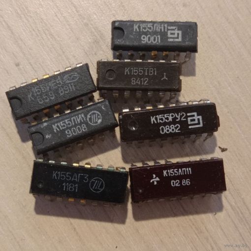 Микросхемы серии К155 (DIP-14)