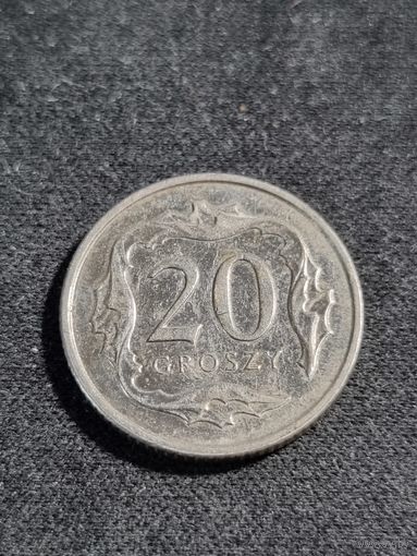 Польша 20 грошей 2018