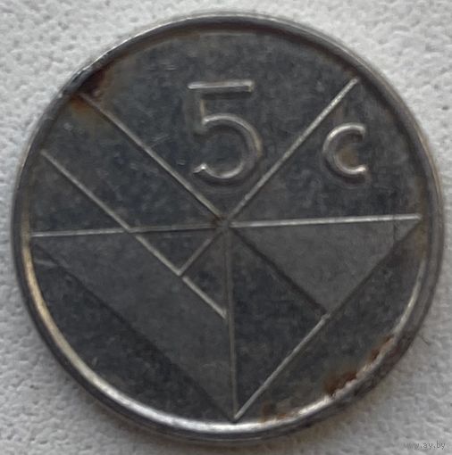 Аруба 5 центов 1997 г.