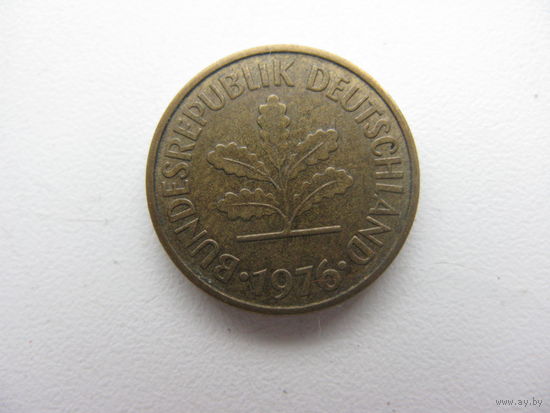 Германия 5 пфеннигов 1976 G
