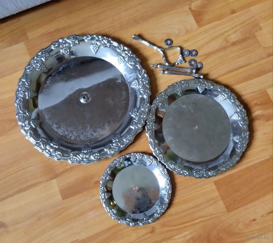 Фруктовница 3 уровня нержавейка