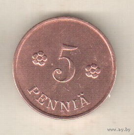 Финляндия 5 пенни 1938