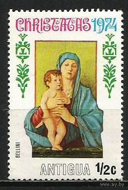 Антигуа Живопись Возрождения Мадонна Иисус Рождество 1974**