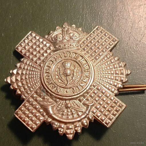 Кокарда 4-го/5-го батальона Королевского Шотландского полка. Великобритания