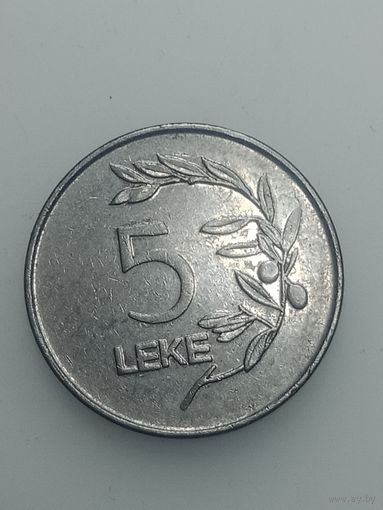 Албания 5 леков 1995 года .