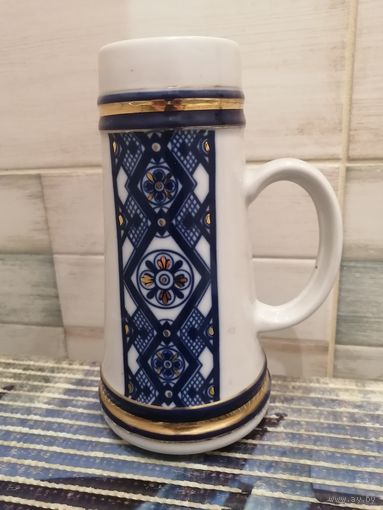 Фарфоровый бокал кружка пивная МФЗ