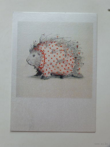 Дикобраз Китай 2012 10х15 см