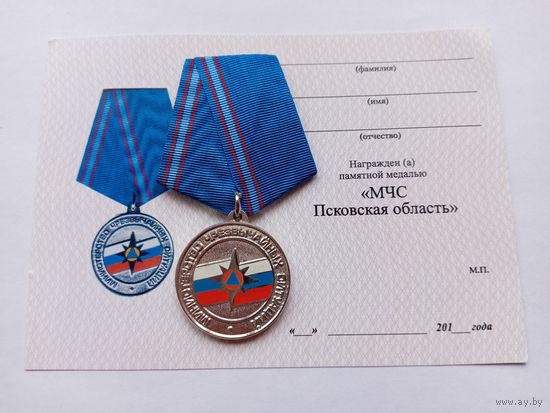 МЧС Псковской области.