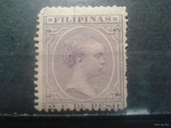 Филиппины, колония Испании, 1890. Король Альфонс XIII*