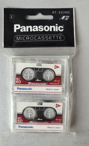 Пара кассет для диктофона Panasonic, запечатанные