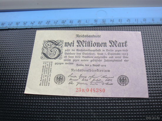 Германия 2000000 2 миллионов  марок 1923