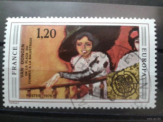Франция 1975 Европа, живопись