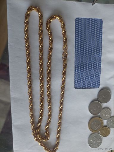 Цепь позолота