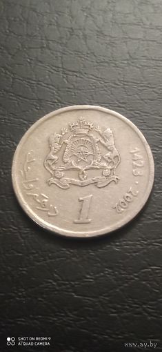 Марокко 1 дирхам 2002г.