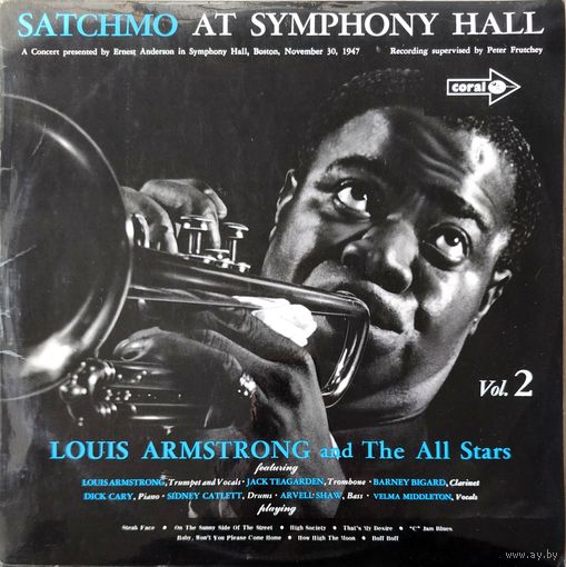 Louis Armstrong Satchmo At Symphony Hall ( 1 press 1970 UK NM)