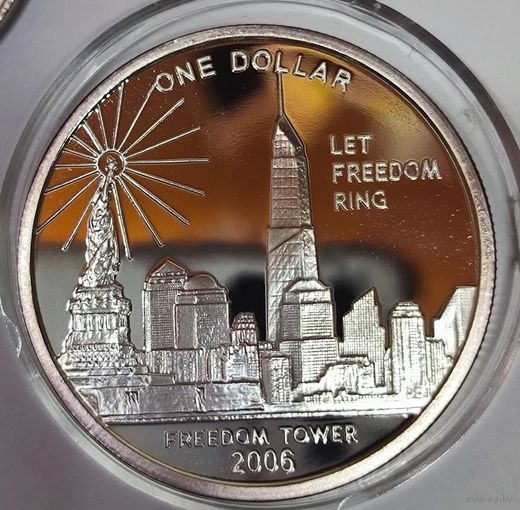 1 доллар 2006 унция серебра! Независимость! острова Кука!