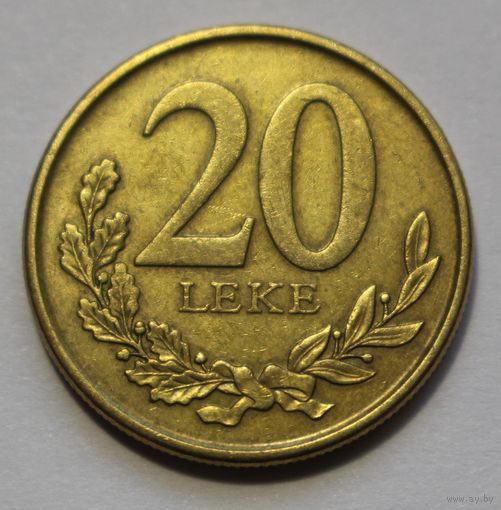 Албания 20 лек 2012 г.