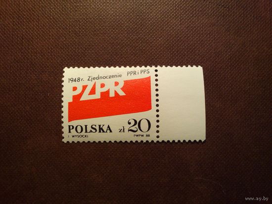 Польша 1988 г.Флаг./41а/