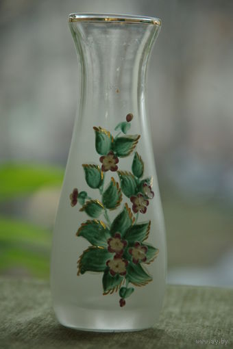 Ваза ( Чехословакия , Богемия ) 15,5 см целая
