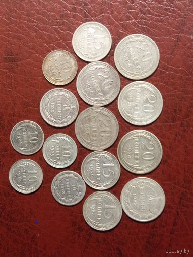 Набор раннего серебра 15 штук.