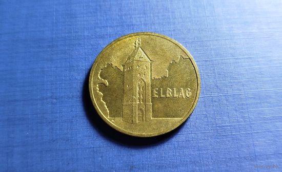 2 злотых 2006. Польша. Древние города. Эльблонг.