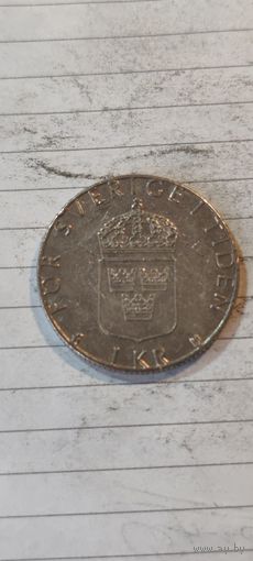 Швеция 1 крон 1981