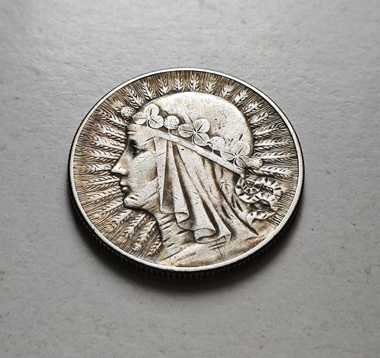 5 злотых 1933 г.  Ядвига, Варшава, лот рп-5