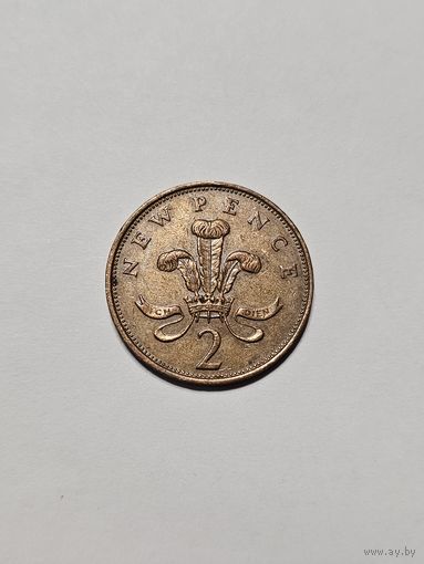 Монета 2 пенса Великобритания 1981 г.