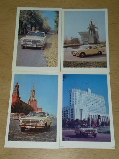 Календарики 1982 Такси Москва 4 шт. одним лотом