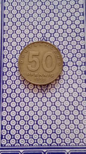 ГДР 50 пфеннигов 1950