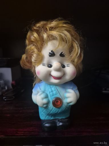 Резиновая игрушка ссср пищалка карлсон