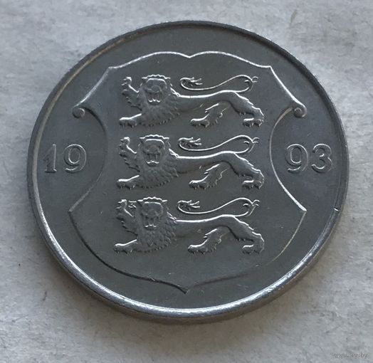 Эстония 1 крона 1993 - аUNC