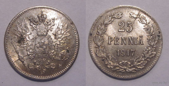 25 пенни 1917 aUNC