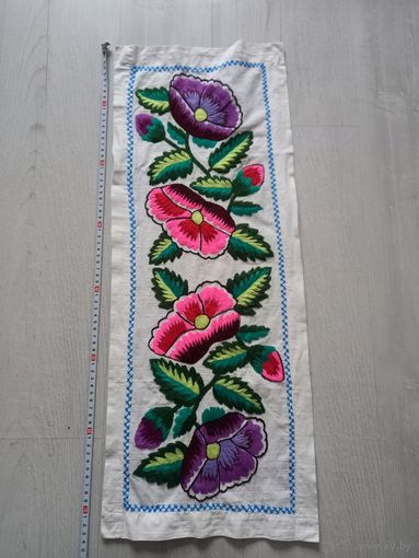 Вышивка салфетка старинная