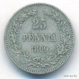 25 пенни 1899 год  _состояние VF